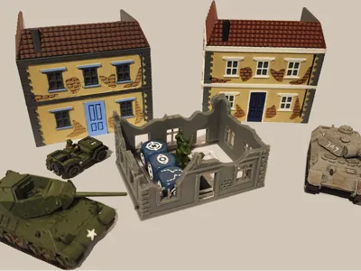 Ruined House – Company of Heroes Board Game