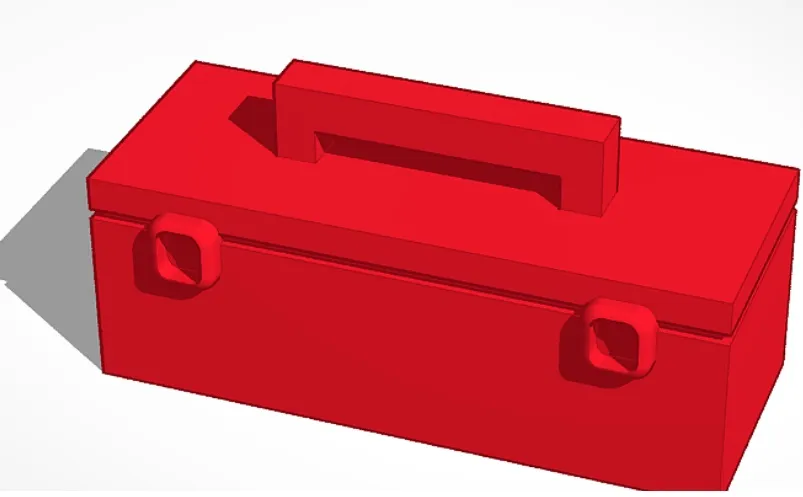 Scale Model Easybox Toolbox (small) scale models for diorama 1/14, 1/16 ,1/12,1/10 by ...