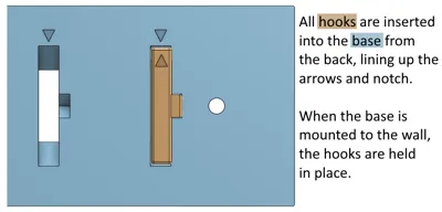 Modular Key Hook Modular Wall Hooks / Key Hooks by IanCantDraw - MakerWorld