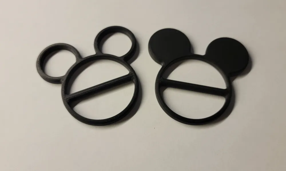 Mouse Zip Lining Mouse Shirt Tie Ring - Free 3D Print Model - MakerWorld