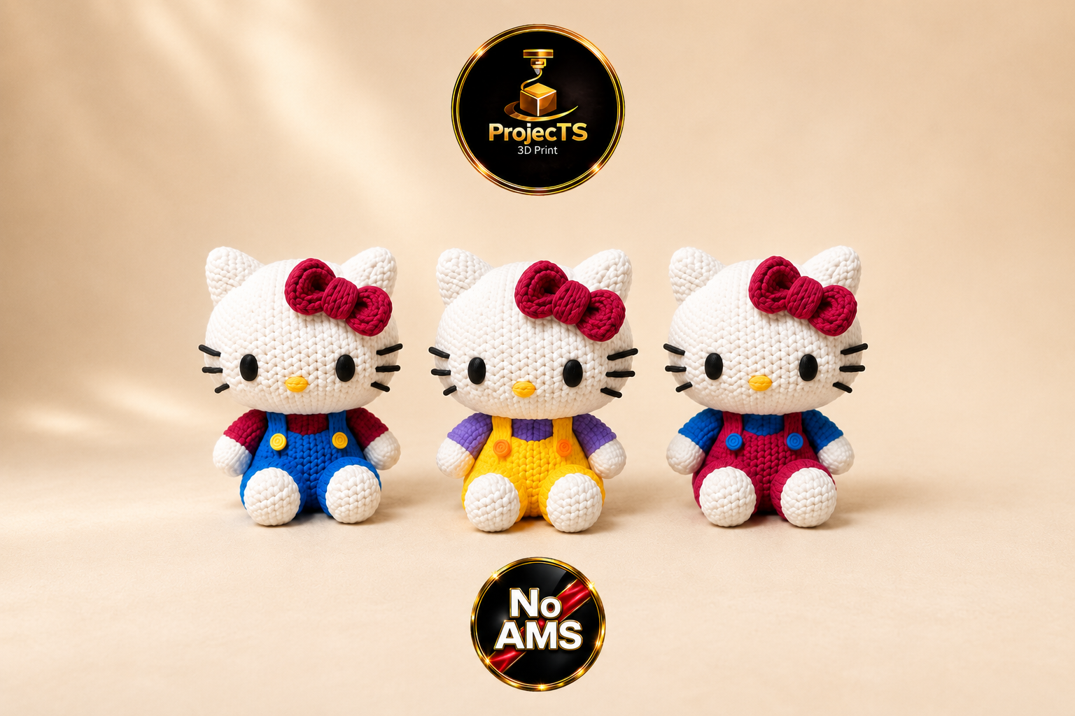 Miniatura 1 do modelo 3D Strick-Hello Kitty