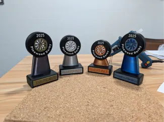 Pinewood Derby Trophy Set