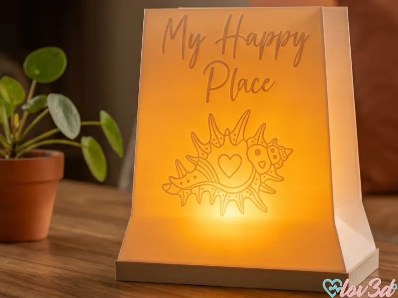Coastal Shell Light Bag Luminary
