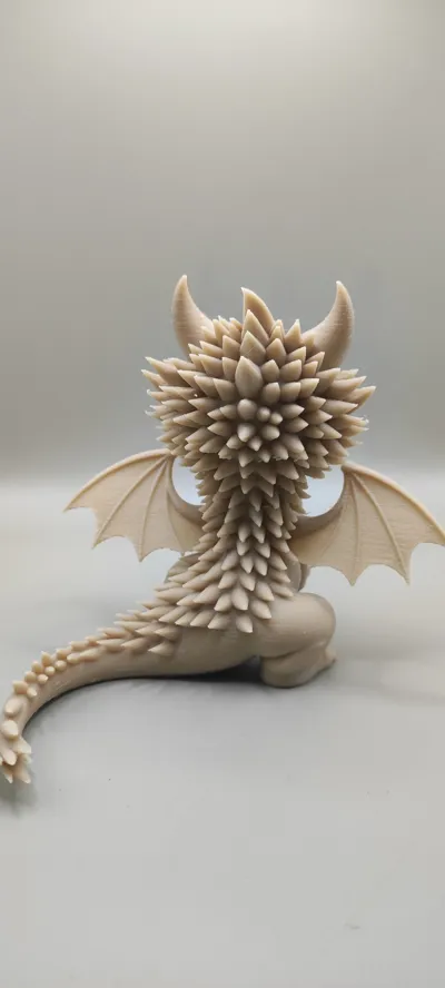 Little cute dragon 3 figurine - Free 3D Print Model - MakerWorld