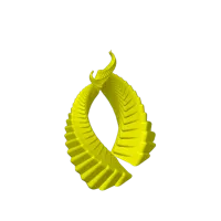Sculpture cornes torsadées (simple ou double) — photo 3