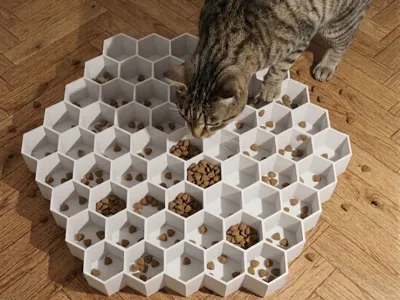 anti-gorging pet bowl 160x140x15