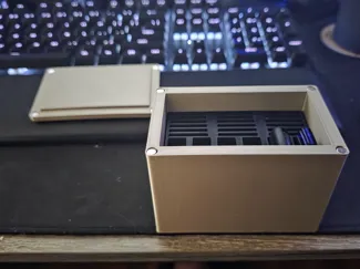 Thumb Drive/ SD card storage with container