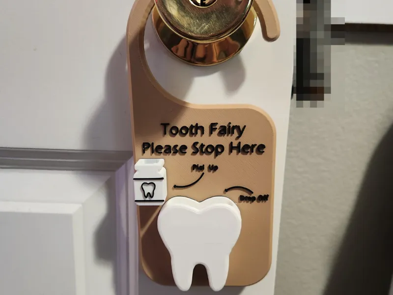 Tooth Fairy Doorknob Hanger