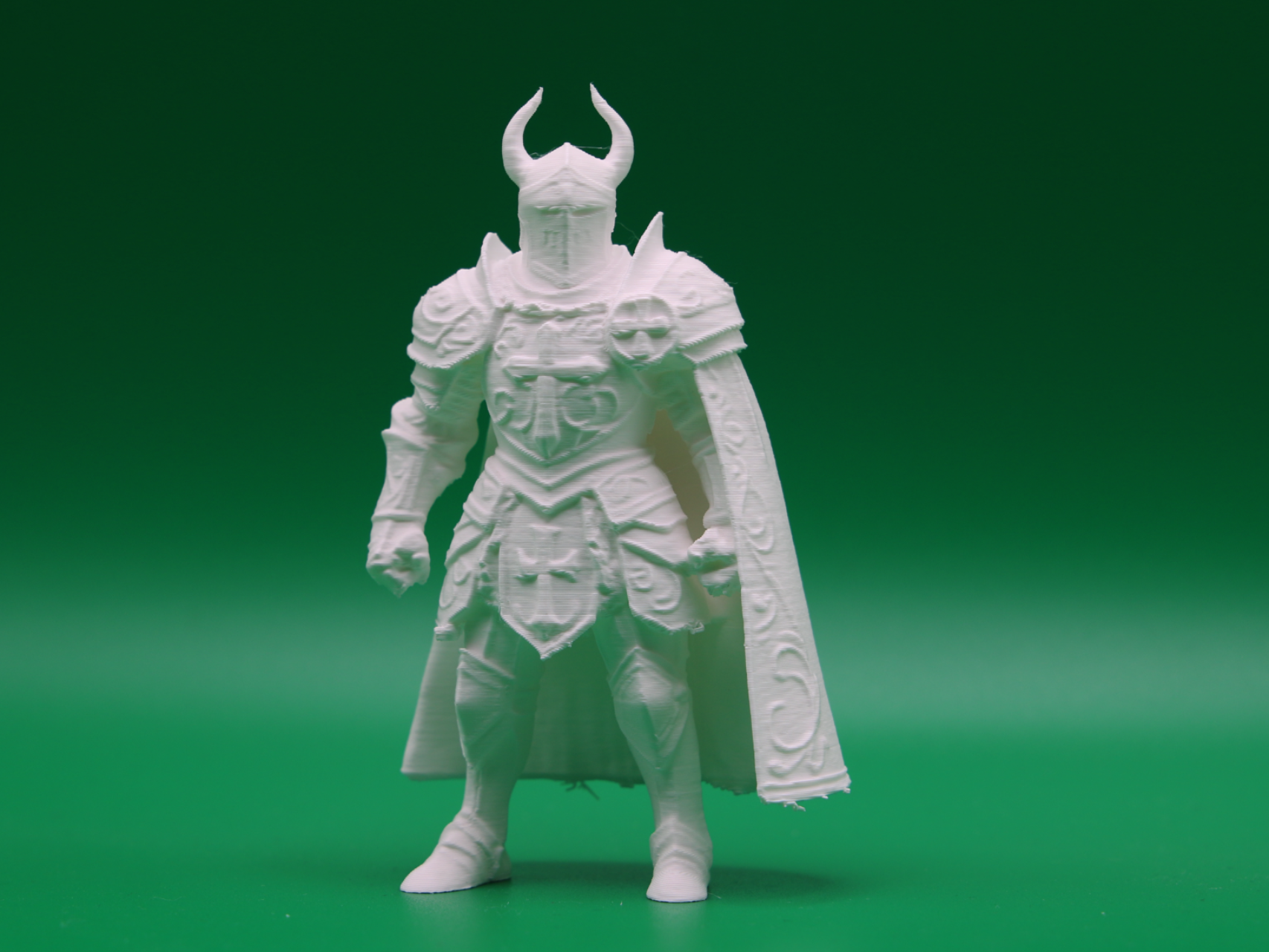 Medieval Warrior - Horned Knight - Fantasy Figure