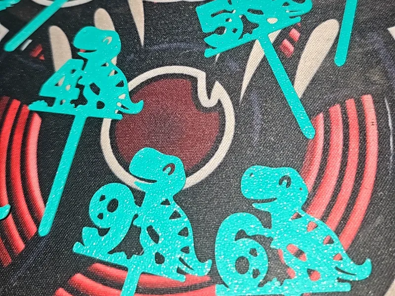 dino cake/cupcake toppers (age1-9)