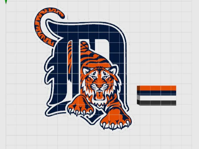 DETROIT TIGER - 2" HITCH COVER