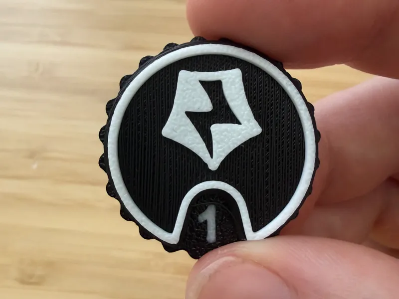 Spinning 1-20 MTG Energy Token