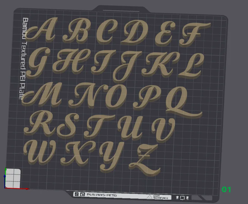 Buchstaben A B C Alphabet Schrift Schrteibschrift view 2