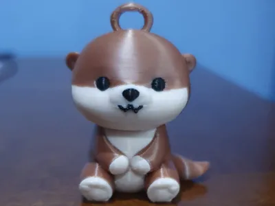 Chibi Otter Keychain