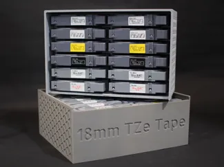 Sliding Container Box for Brother Label TZE Tapes