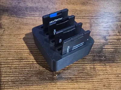 Gridfinity SD Card Holder 1X1