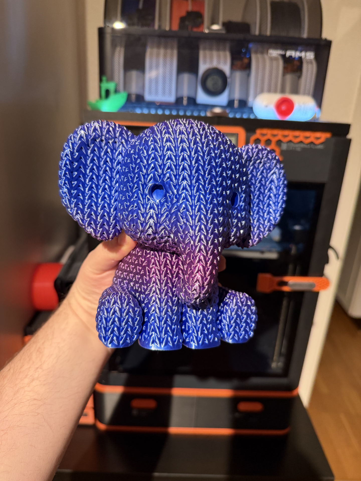 Miniatura 5 do modelo 3D Knitted Elephant