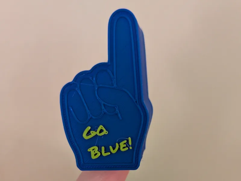 The Mini-Massive Foam Finger
