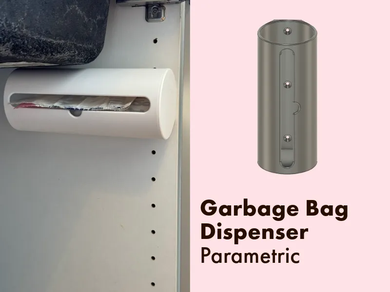 PARAMETRIC Trash / Garbage Bag Dispenser 