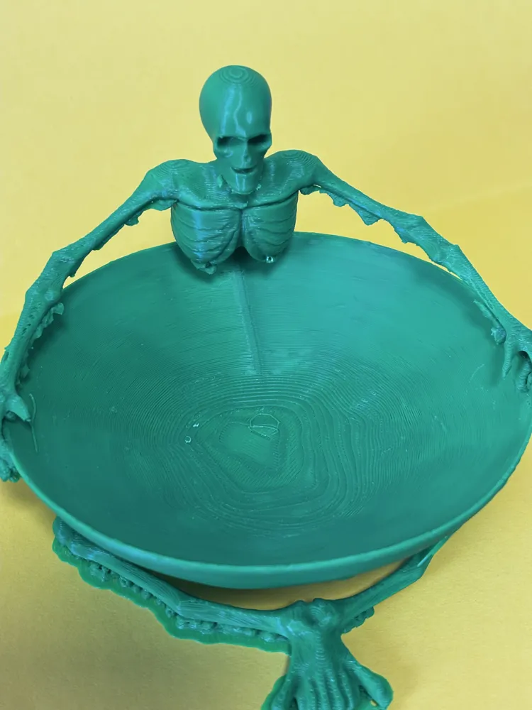 Halloween skeleton candy bowl by Marlborke MakerWorld: Download Free 3D ...