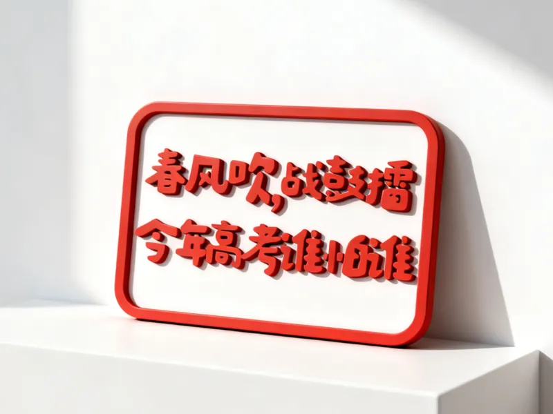 春风吹 战鼓擂 今年高考谁怕谁-高考中考励志文案-考公上岸好运摆件