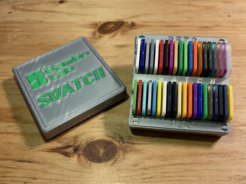 拓竹色卡收纳盒 耗材色卡收纳 swatch