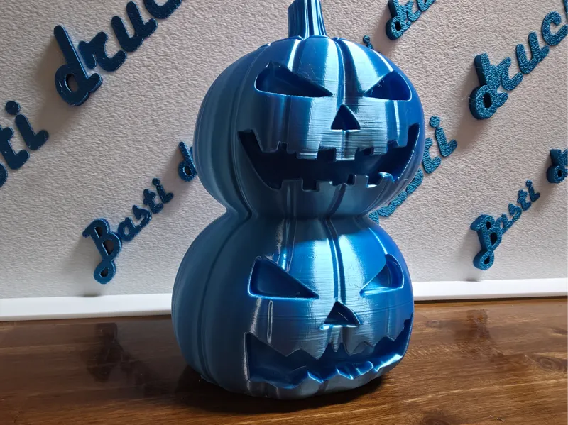 Halloween doppel-Kürbis