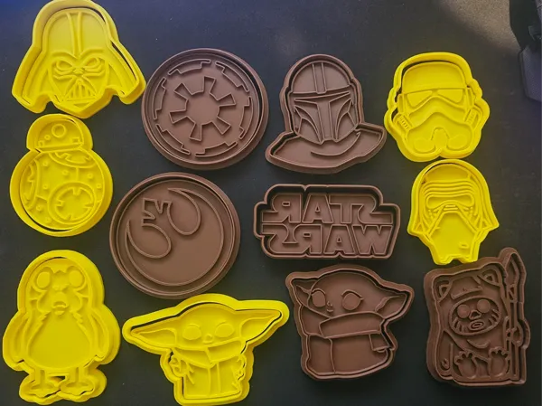 Emporte-pièces Star Wars, lot de 12