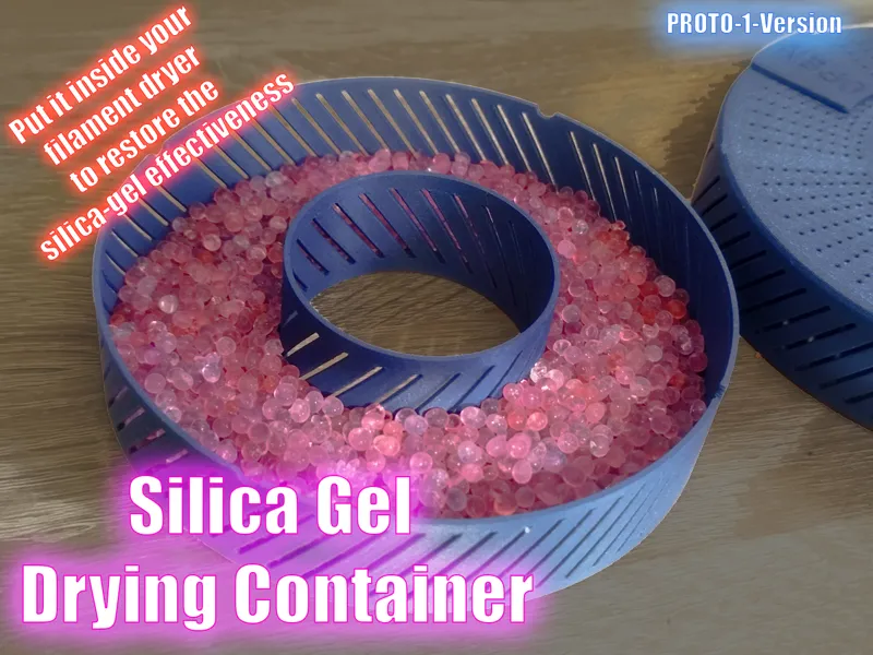 Silica-Gel Drying Container - proto 2