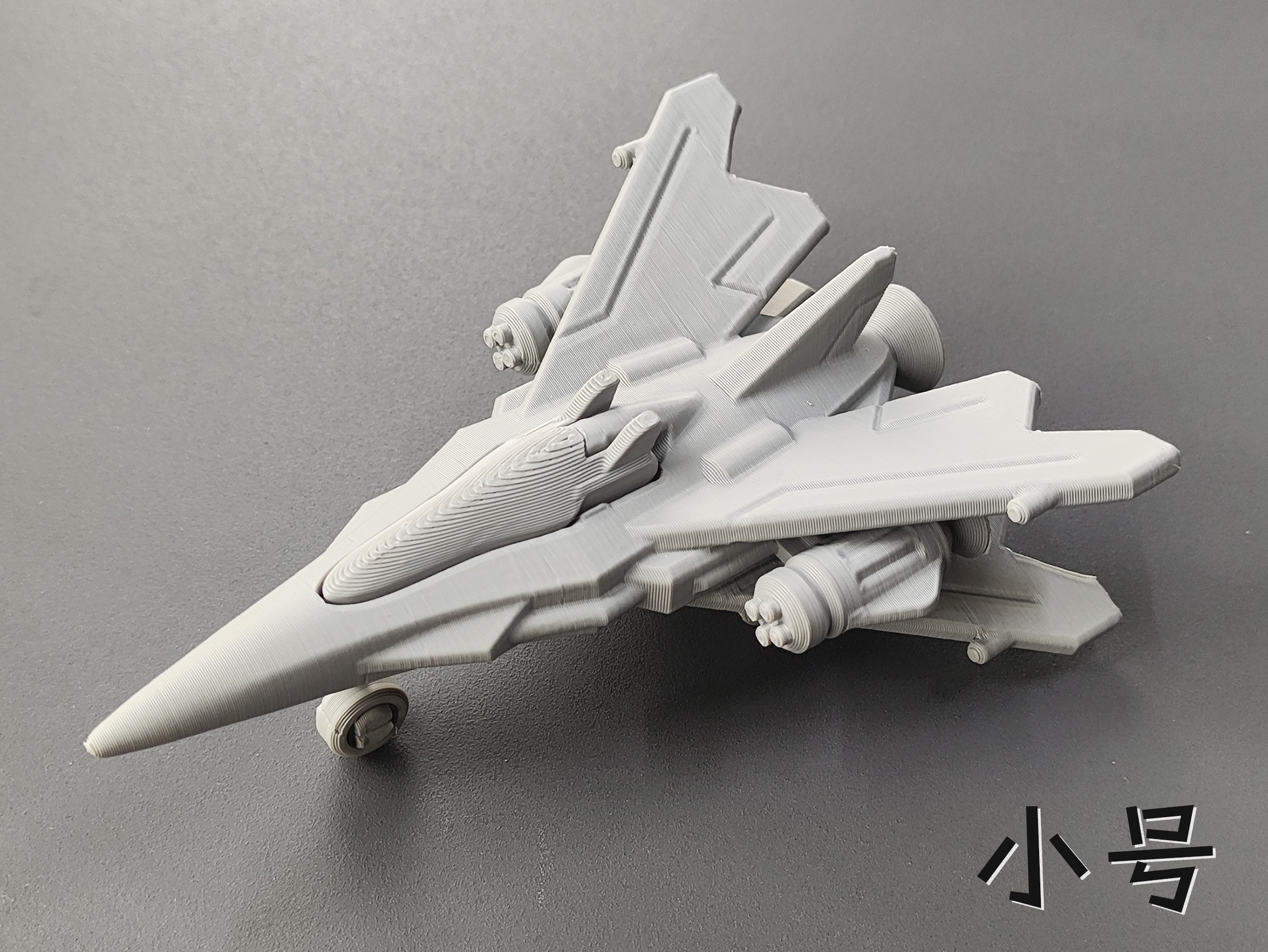 Miniatura 1 do modelo 3D 六翼极速战机（可动，无需五金件）