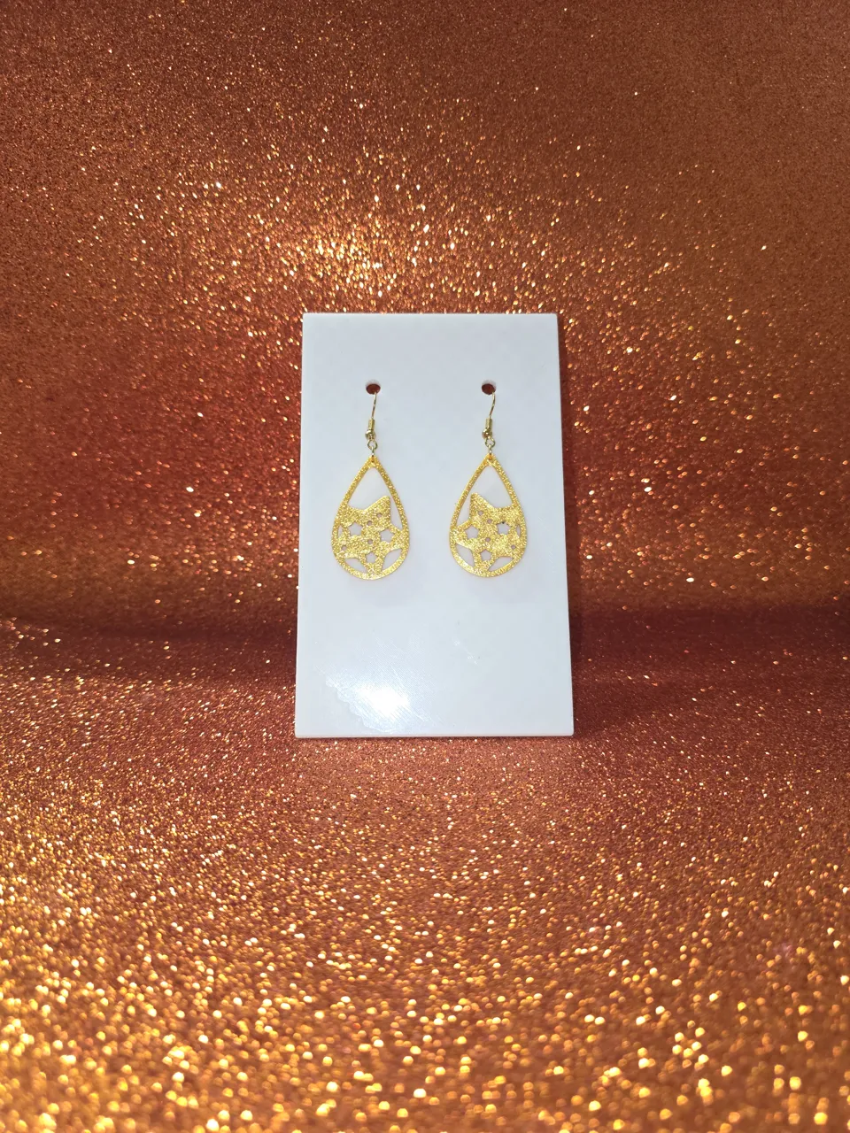 Galaxy drop earrings view 2