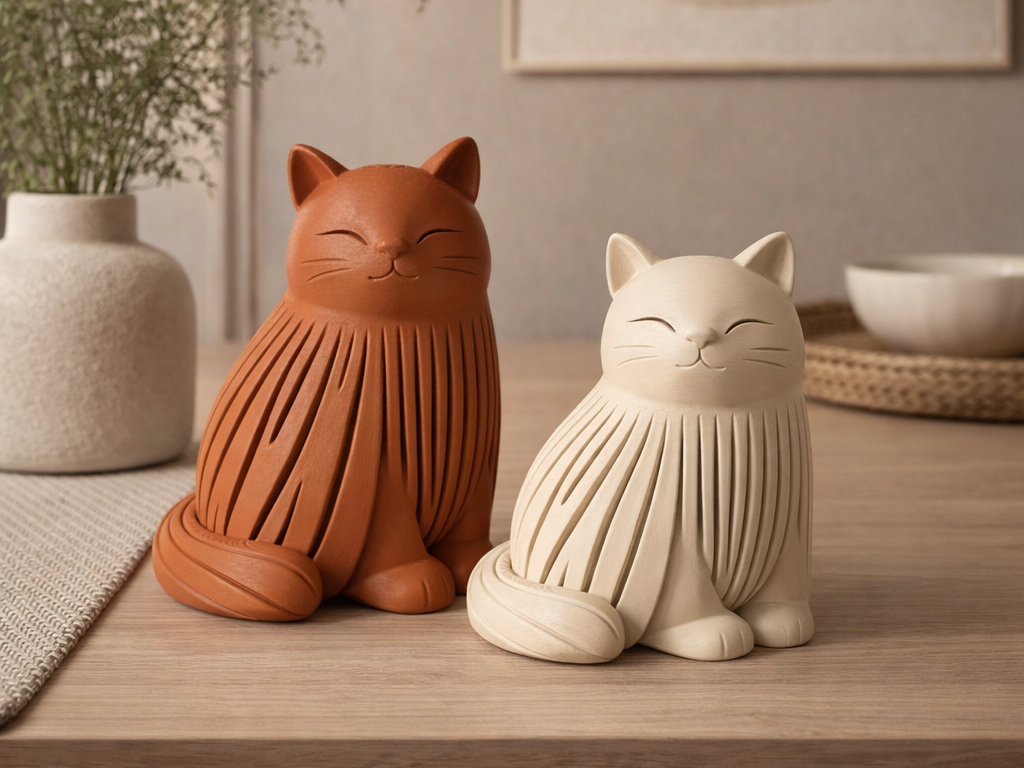Cat - Japandi Style