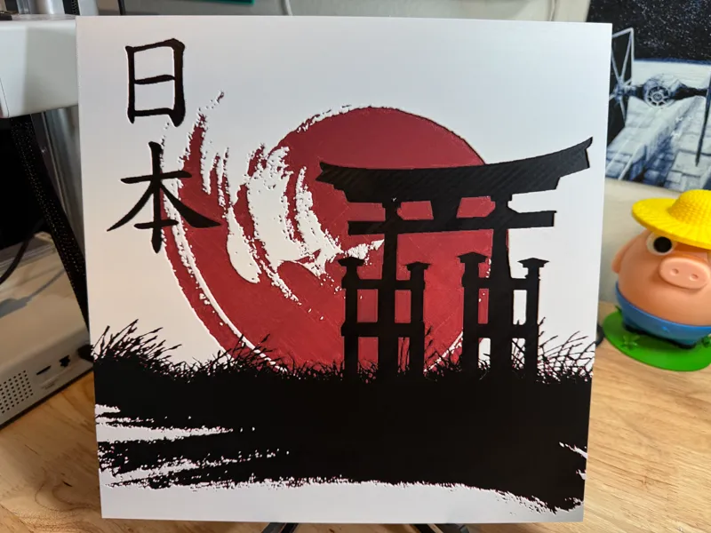 Japan Hueforge - 3 Color
