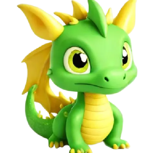 Dragón kawaii