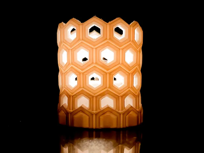 Hexagon Candle Holder