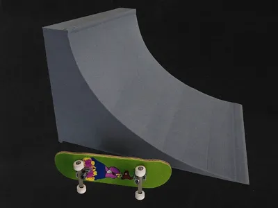 Fingerboard Quarter pipe 