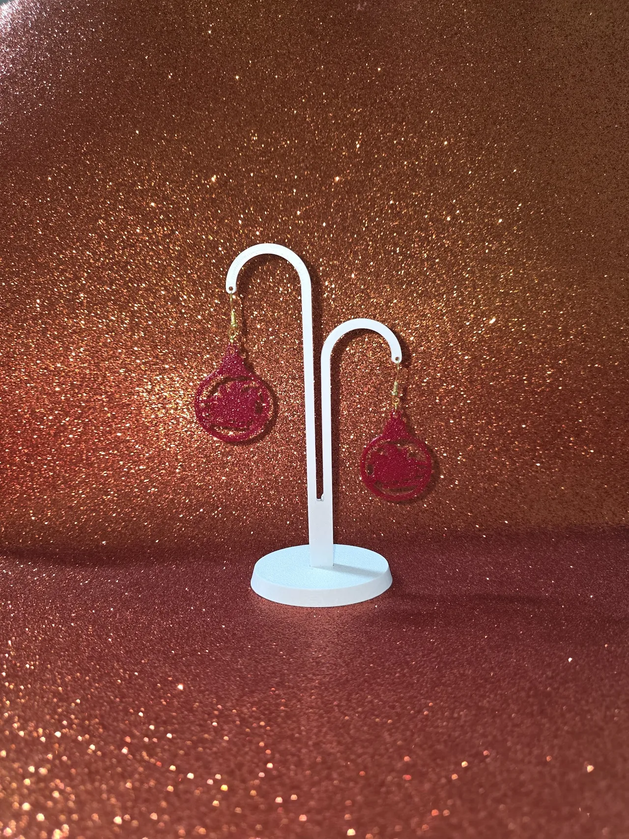 Santa Claus Night earrings view 3