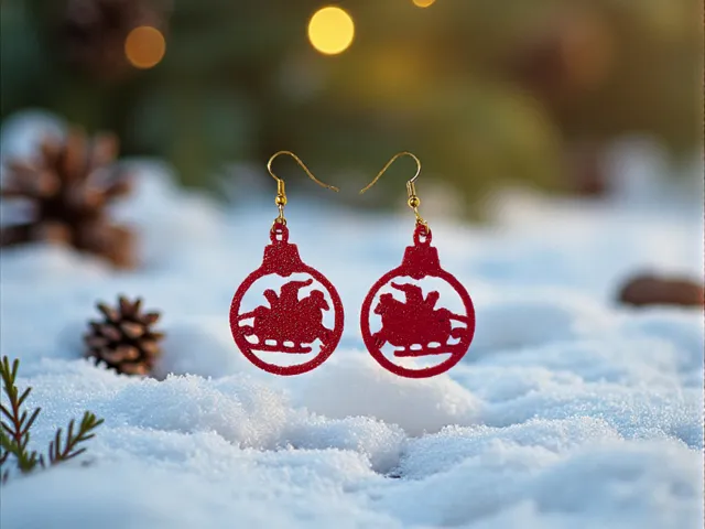 Santa Claus Night earrings