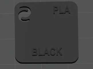 Filament Swatch with text