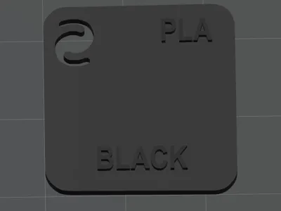Filament Swatch with text