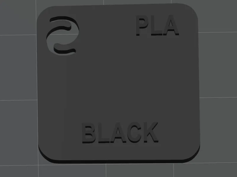 Filament Swatch with text