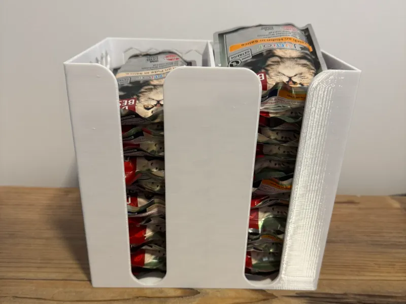 Cat Food Pouch Holder