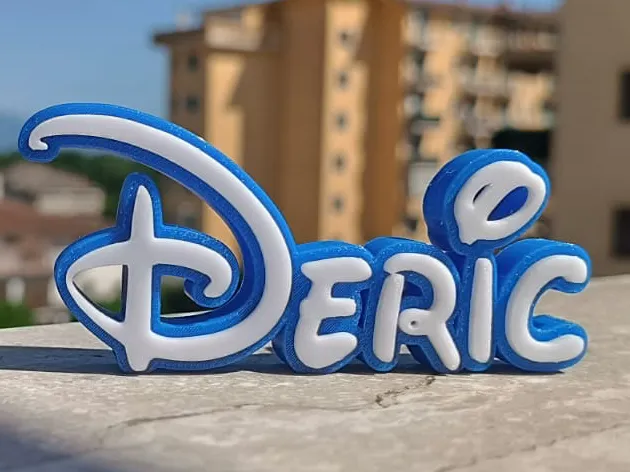 Deric Name Letrero decorativo para habitación infantil con el nombre de Deric ...
