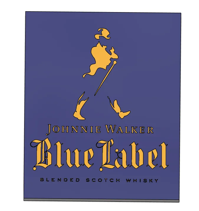 Blue Label Wisky LightBox