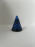 spiral cone passthrough, 1 plate, single color