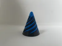 spiral cone passthrough, 2 plates for multicolor