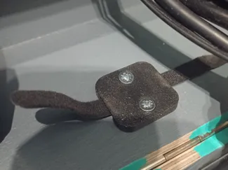 Hook and Loop Cable tie mount