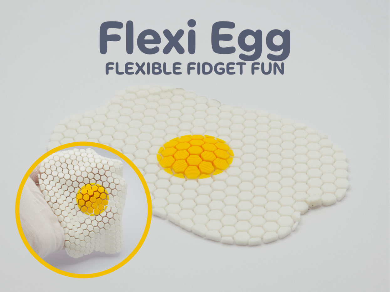 Flexi Egg - Flexible Fidget Toy - 1