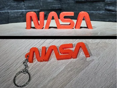 NASA logo and Keychain