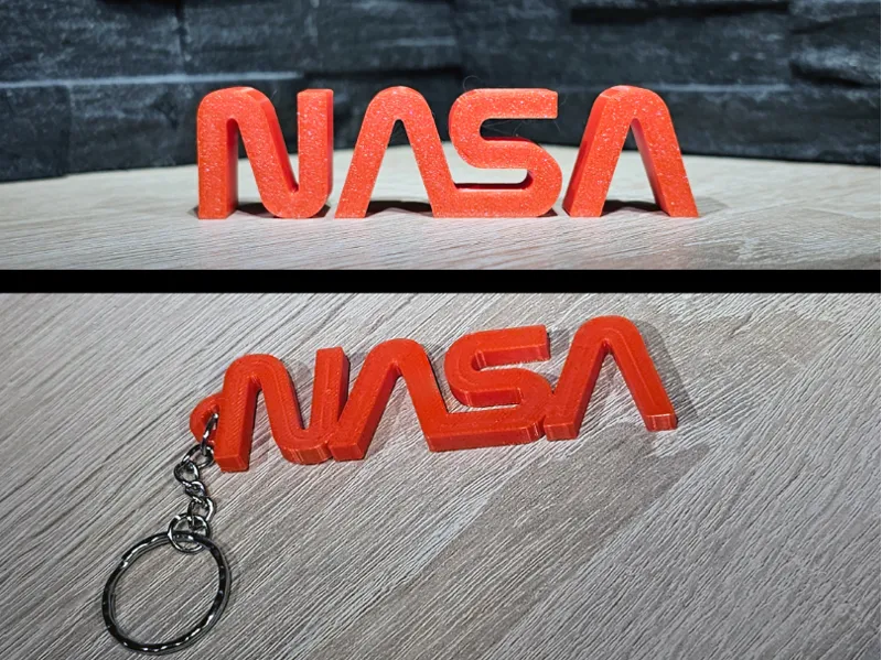 NASA logo and Keychain